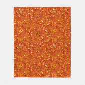 Couverture Polaire Sinopia Orange Parties scintillant (Devant)