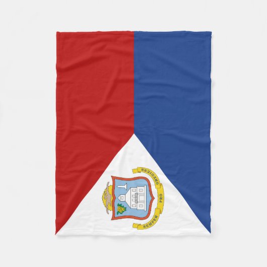 Couverture Polaire Sint Maarten Flag (Devant)