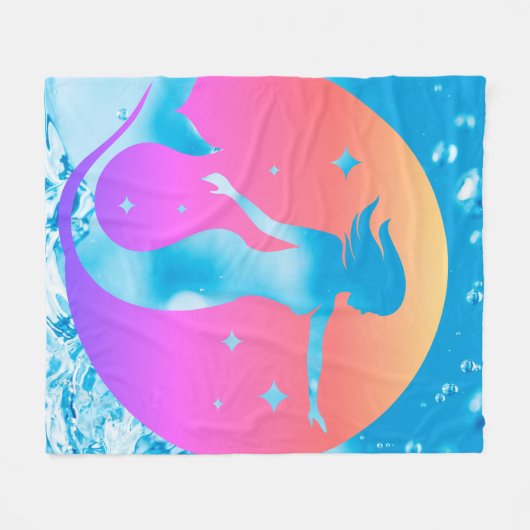 Couverture Polaire sirène (Devant (Horizontal))