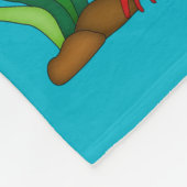 Couverture Polaire Sirène et dauphin bleus de mer (Coin)