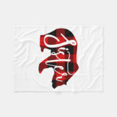 Couverture Polaire Sister Bear Rustic Red Buffalo Plaid Family (Devant (Horizontal))