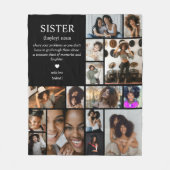 Couverture Polaire Sister Definition Photo Collage Fleece (Devant)
