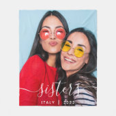 Couverture Polaire Sisters Vacances Fleece Blanket (Devant)