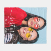Couverture Polaire Sisters Vacances Fleece Blanket (Devant (Horizontal))