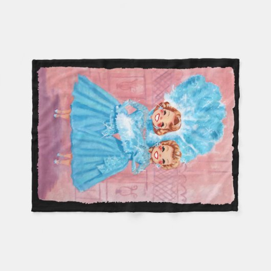 Couverture Polaire Sisters White Christmas Movie 1954 Xmas Snow Pajam (Devant (Horizontal))