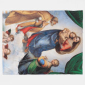 Couverture Polaire Sistine Madonna (Devant (Horizontal))