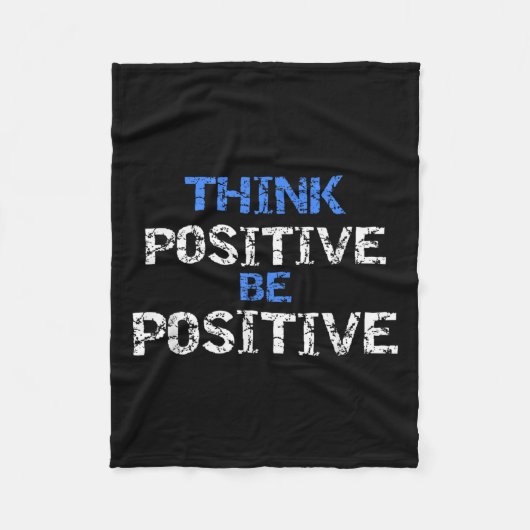 Couverture Polaire Sitive For Motivational Kindness - Sitive Message  (Devant)