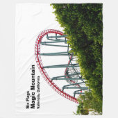 Couverture Polaire Six Flags Magic Mountain (Devant)
