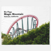 Couverture Polaire Six Flags Magic Mountain (Devant (Horizontal))