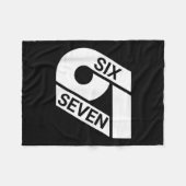 Couverture Polaire Six Sept Mèmes Drôle (Devant (Horizontal))