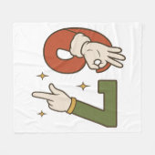 Couverture Polaire Six Seven 67 6 7 Santa Elf Christmas Meme (Devant (Horizontal))