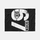 Couverture Polaire Six Seven 67 Mème Drôle (Devant (Horizontal))