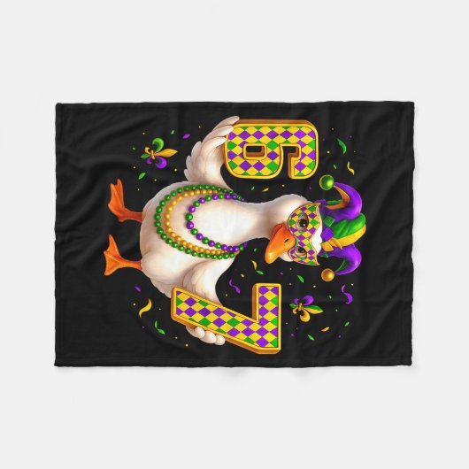Couverture Polaire Six Seven 67 Meme Goose With Jester Hat &amp; Bead (Devant (Horizontal))