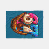 Couverture Polaire Six Seven Baseball Candy Drip 6-7 Meme (Devant (Horizontal))