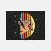 Couverture Polaire Six Seven Bruh 67 Meme Capybara  (Devant (Horizontal))