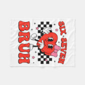 Couverture Polaire Six Seven Bruh 6 7 Meme Funny Valentines Day Girls (Devant (Horizontal))