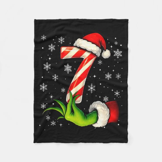 Couverture Polaire Six Seven Funny Christmas Couple Matching Meme (Devant)