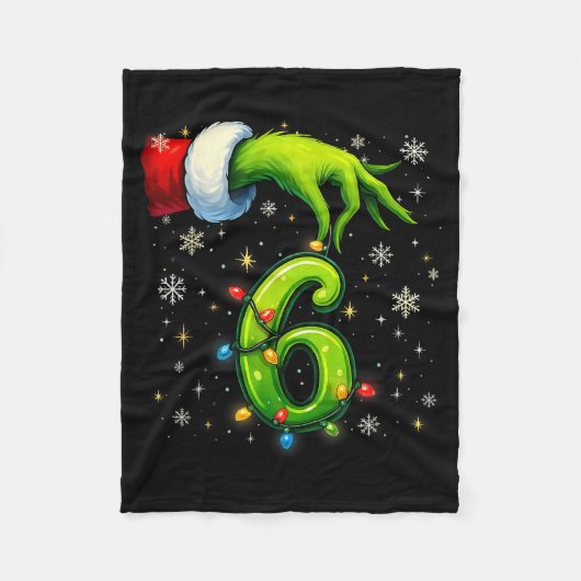 Couverture Polaire Six Seven Funny Christmas Meme Couple Matching (Devant)