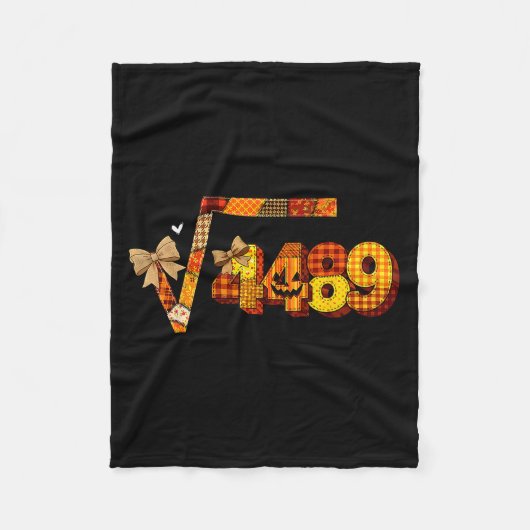 Couverture Polaire Sixty Seven 67 Meme Square Root 4489 Slang Math Te (Devant)