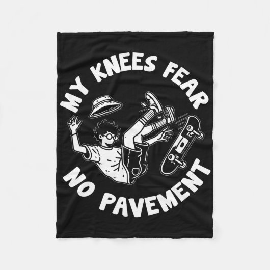 Couverture Polaire Skateboard Crash Accident Survivor Get Well Skateb (Devant)