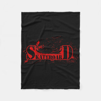 Couverture Polaire Skateboard en détresse Skateboard Skateur Et Ska