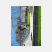 Couverture Polaire Skateboard Fool (Devant)