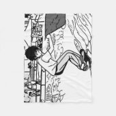 Couverture Polaire Skateboard Moves - Young Skateboarder (Devant)