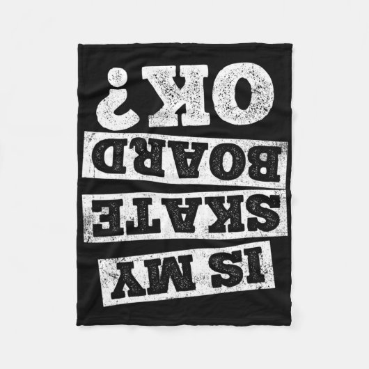 Couverture Polaire Skateboard Skateboarding Skateboarder Gift (Devant)