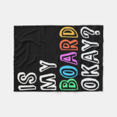 Couverture Polaire Skateboard Snowboard Squad Est Mon Boa (Devant (Horizontal))