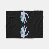 Couverture Polaire Skeleton Hands On S Breast  (Devant (Horizontal))