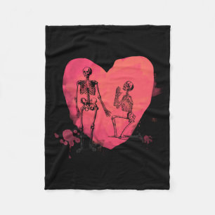Couverture Polaire Skeleton Love