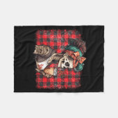 Couverture Polaire Skeleton Messy Bun Coffee Drôle Costume Maman Femm (Devant (Horizontal))