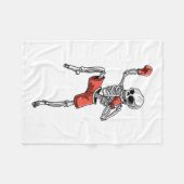 Couverture Polaire Skeleton Muay Thai Halloween Kickboxing Mixed mart (Devant (Horizontal))