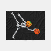 Couverture Polaire Skeleton Sketset Halloween Citrouille Slam Dunk (Devant (Horizontal))