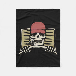Couverture Polaire Skeleton Trucker Lazy Halloween Costume crâne Truc