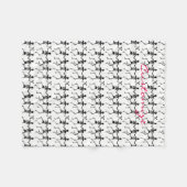 Couverture Polaire Skeletons dansants Halloween Thunder_Cove (Devant (Horizontal))