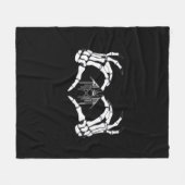 Couverture Polaire Skeletons Token Heart Hands (Devant (Horizontal))