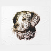 Couverture Polaire Sketch Brown (Devant (Horizontal))