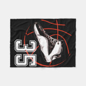 Couverture Polaire Sketll Chaussures 35e Anniversaire cadeau de fête  (Devant (Horizontal))