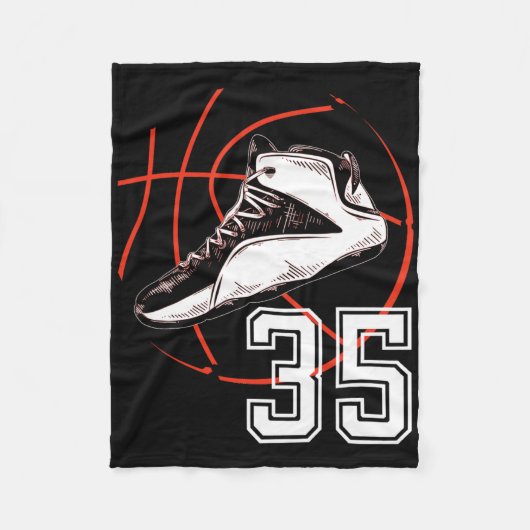 Couverture Polaire Sketll Chaussures 35e Anniversaire cadeau de fête  (Devant)