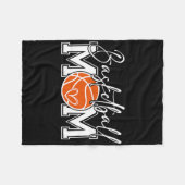 Couverture Polaire Sketll Mom Sport Game Day Touch Down Season (Devant (Horizontal))