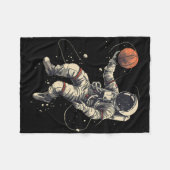 Couverture Polaire Sketwork Astronaut Lay Up Sketball Player (Devant (Horizontal))