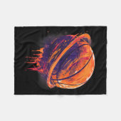 Couverture Polaire Sketwork Sketll Lover Planet Aquarelle (Devant (Horizontal))