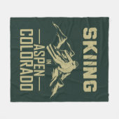 Couverture Polaire Ski à Aspen Colorado (Devant (Horizontal))