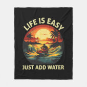 Couverture Polaire Ski à jet classique (Devant)