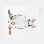 Couverture Polaire Ski Bunny Skier (Devant (Horizontal))