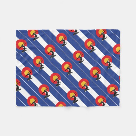 Couverture Polaire Ski du Colorado (Devant (Horizontal))