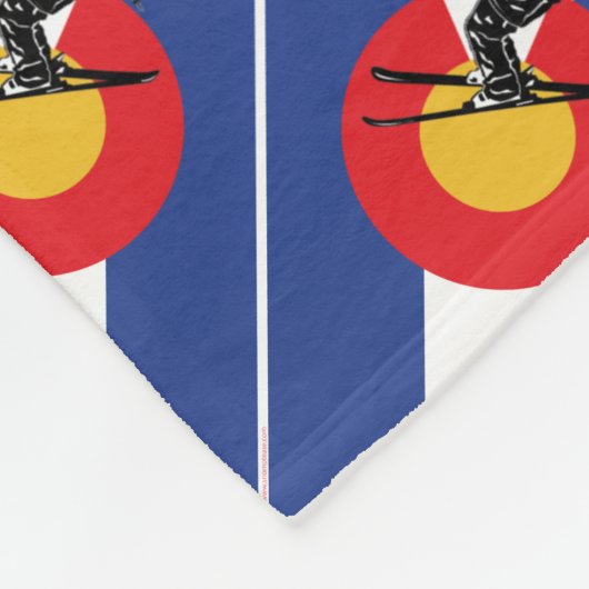 Couverture Polaire Ski du Colorado (Coin)