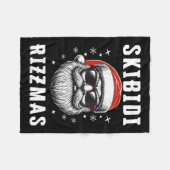 Couverture Polaire Skibidi Rizzmas (Devant (Horizontal))