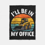 Couverture Polaire Skid Steer Operator Construction Heavy Equipment J (Devant)